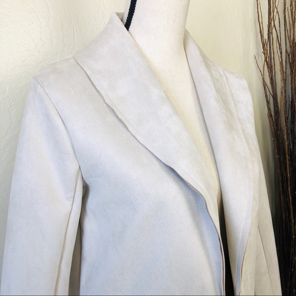 dip • Faux Suede Car Coat